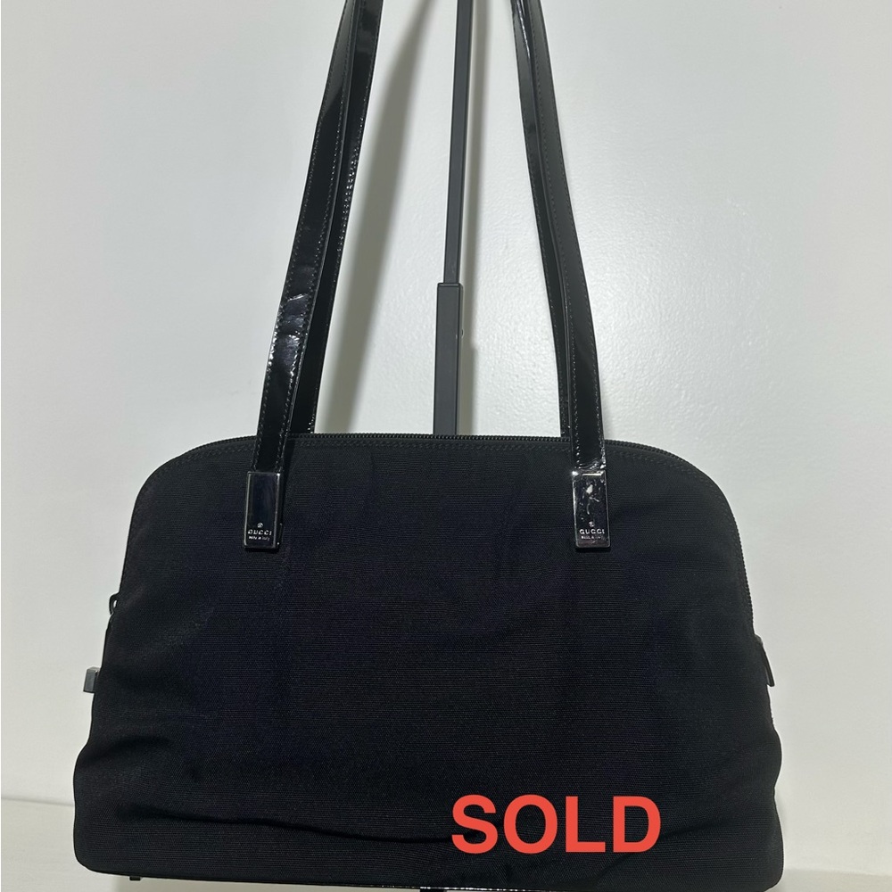 Gucci nylon shoulder bag